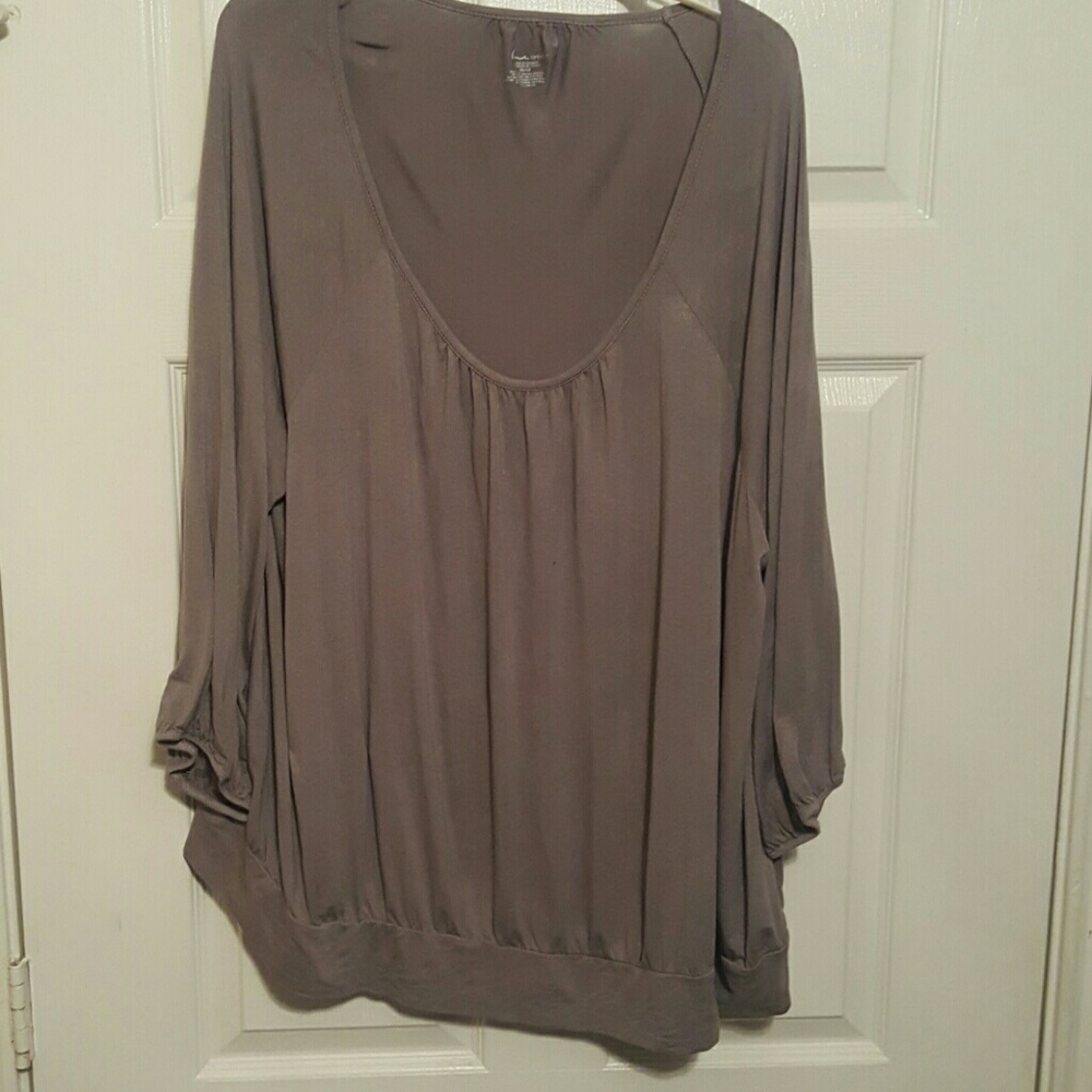 26/28 Lane Bryant Metallic effect blouse #81